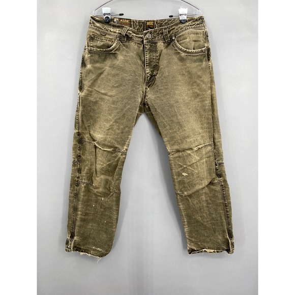 Kuhl Other - Kuhl Crag Series Pants Men 36x32 (34 x 30) Brown Vintage Patina Dye‎ Distressed